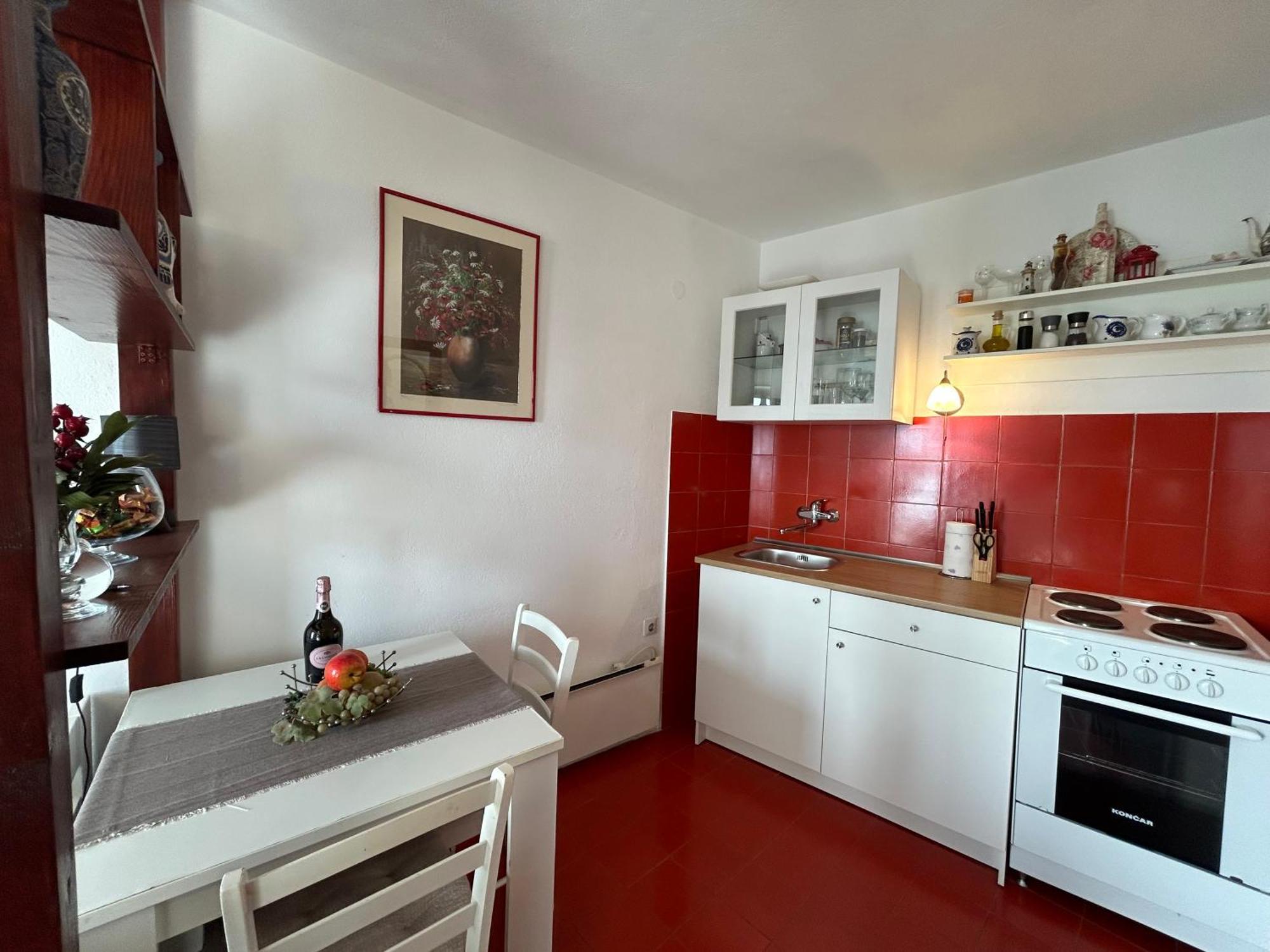 Seafront Studio Apartment+Balcony Podgora Esterno foto